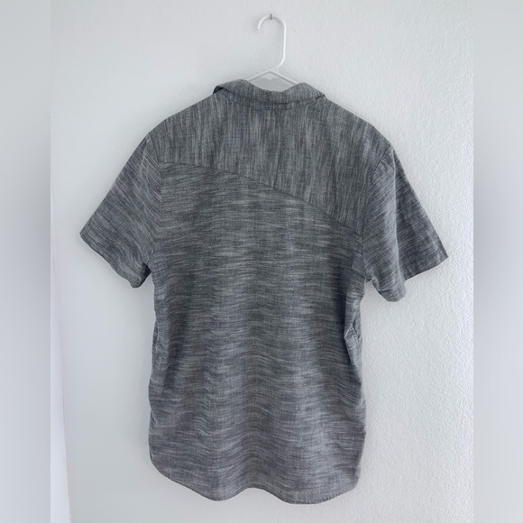 Volcom Stone Men’s Woven Short-Sleeve Button Down Shirt Grey - Picture 7 of 8